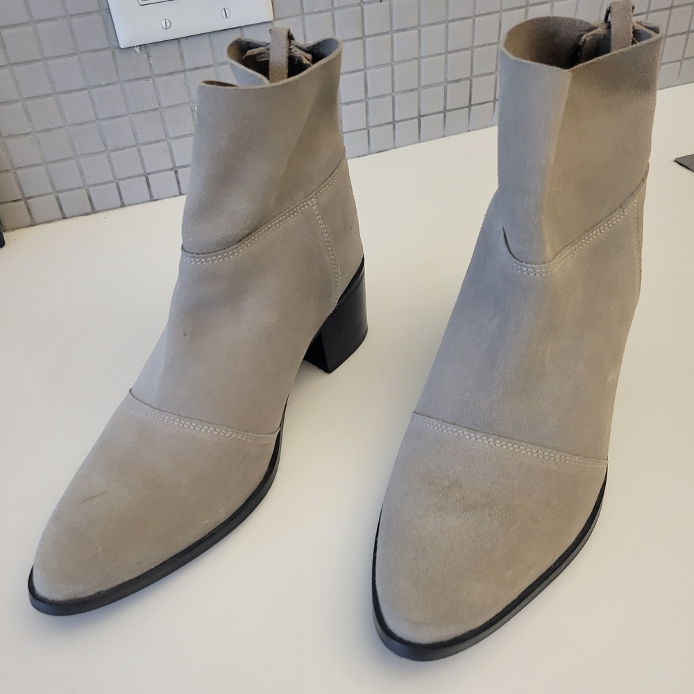 Chic Taupe Ankle Boots